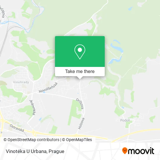 Карта Vinotéka U Urbana