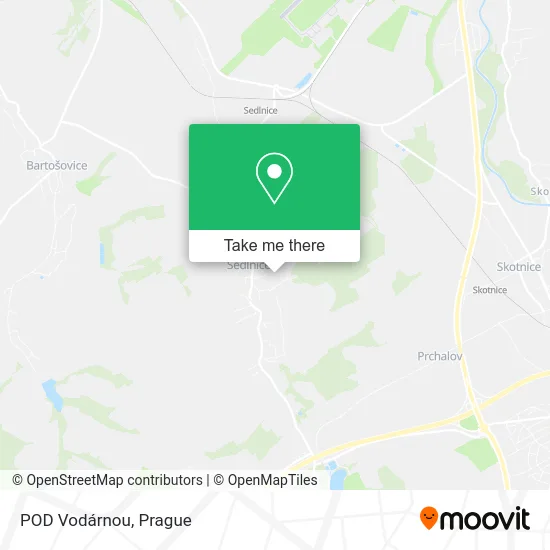 Карта POD Vodárnou
