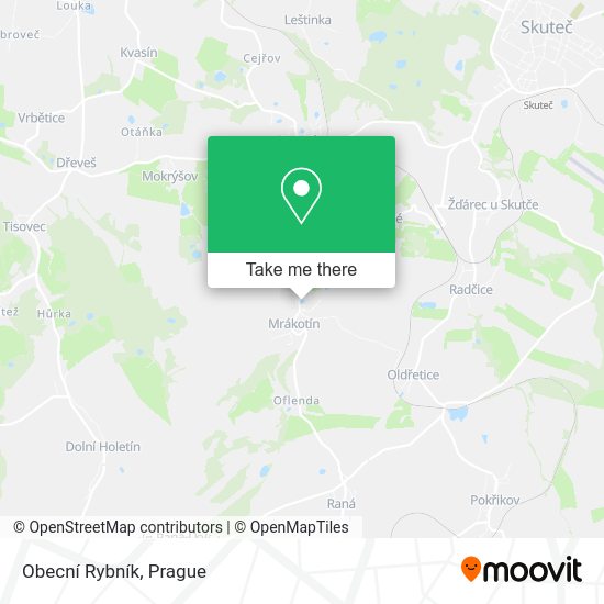 Obecní Rybník map