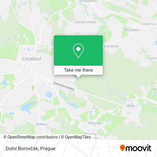 Dolní Borovčák map