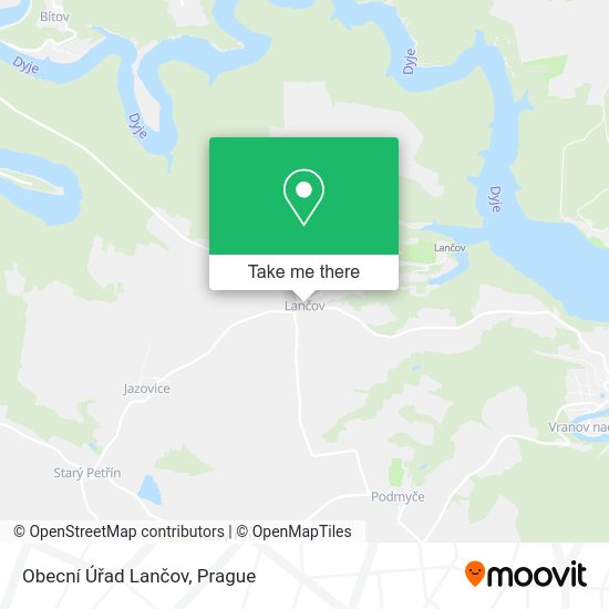 Obecní Úřad Lančov map