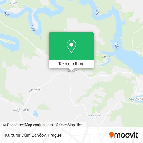 Kulturní Dům Lančov map