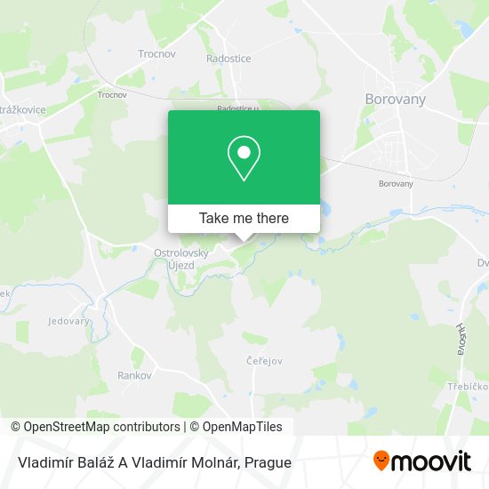 Vladimír Baláž A Vladimír Molnár map