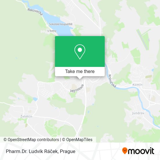 Pharm.Dr. Ludvík Ráček map