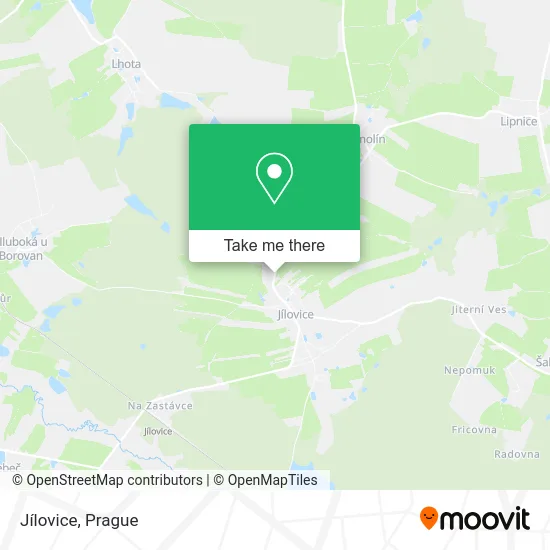 Карта Jílovice