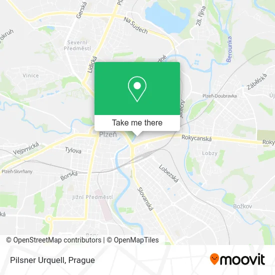 Карта Pilsner Urquell