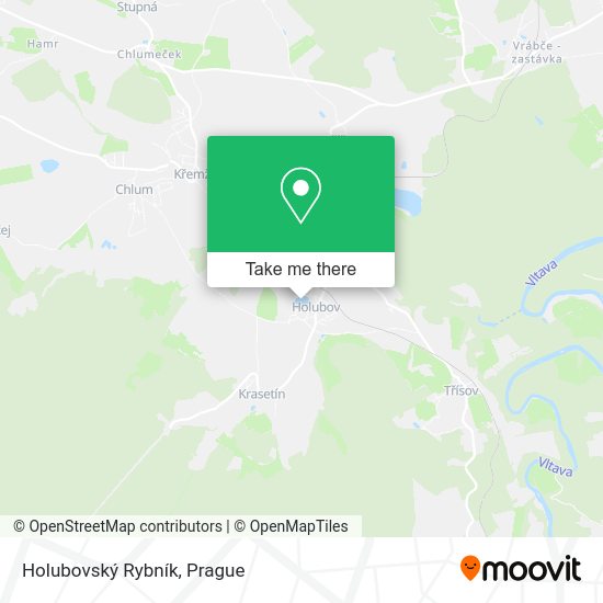 Holubovský Rybník map