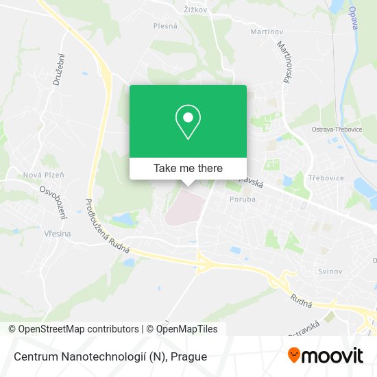 Centrum Nanotechnologií map