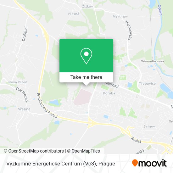 Výzkumné Energetické Centrum (Vc3) map