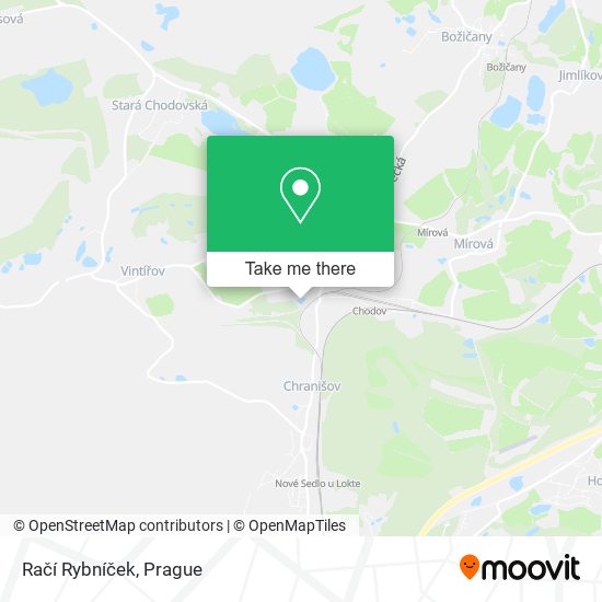 Račí Rybníček map