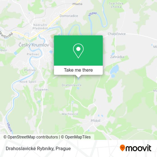 Drahoslavické Rybníky map