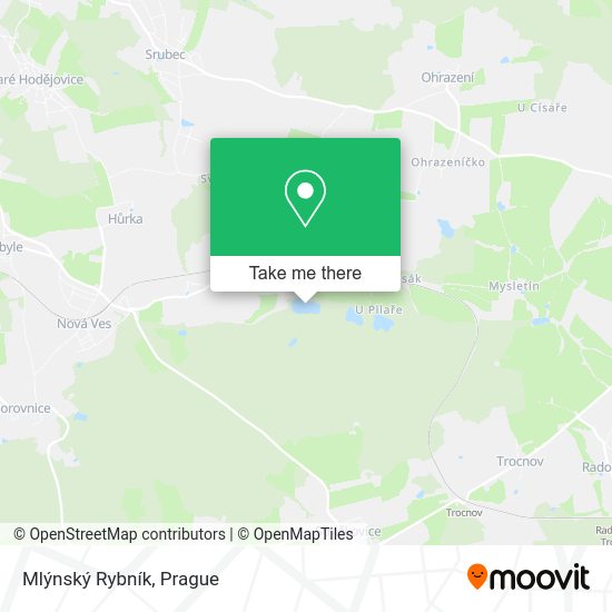 Mlýnský Rybník map