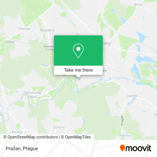 Карта Pražan