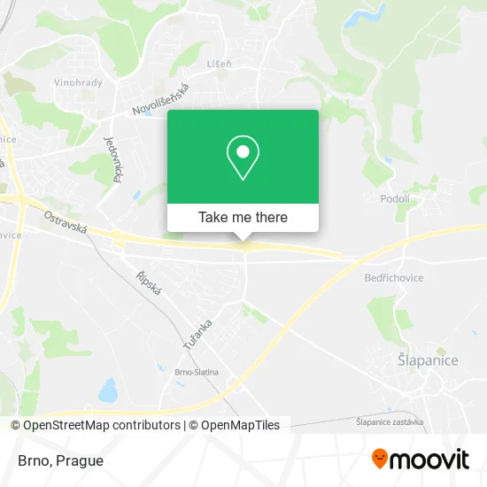 Карта Brno