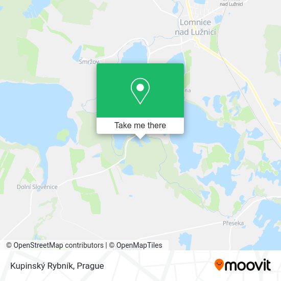 Kupinský Rybník map