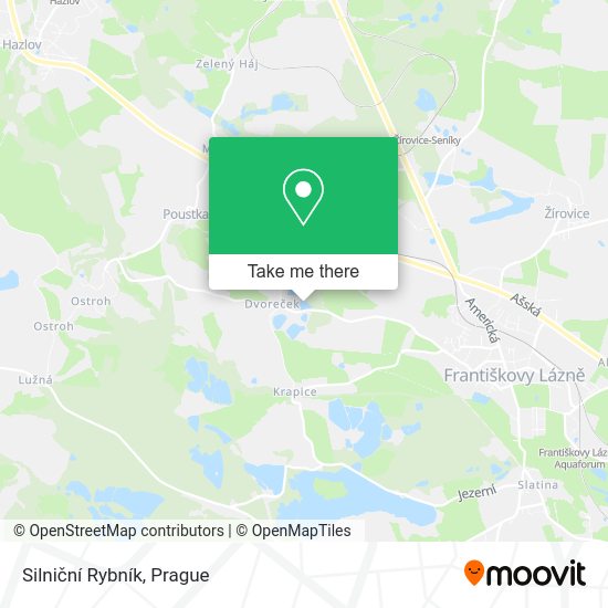 Silniční Rybník map