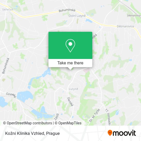 Kožní Klinika Vzhled map