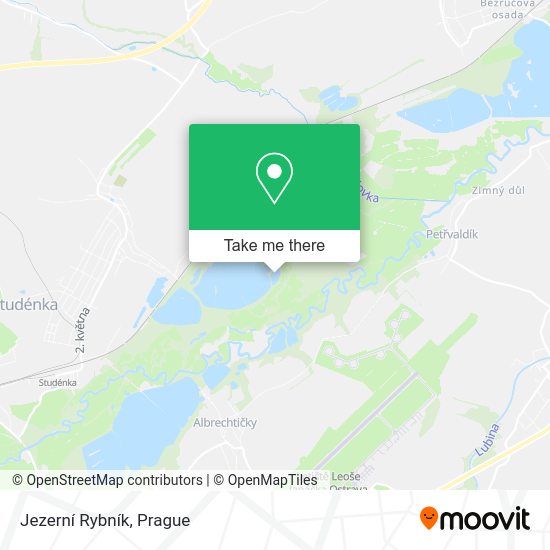 Jezerní Rybník map