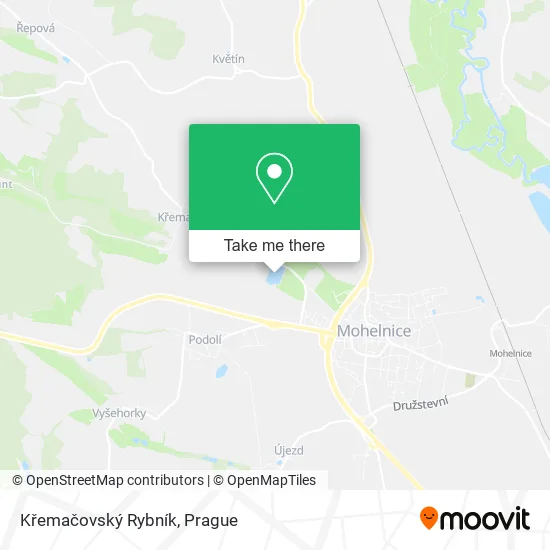 Křemačovský Rybník map