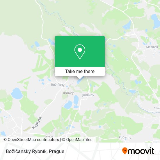 Božičanský Rybník map