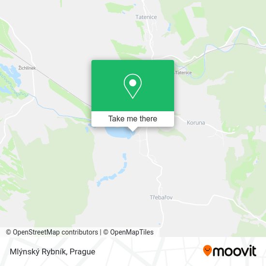 Mlýnský Rybník map