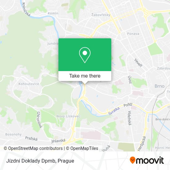 Jízdní Doklady Dpmb map
