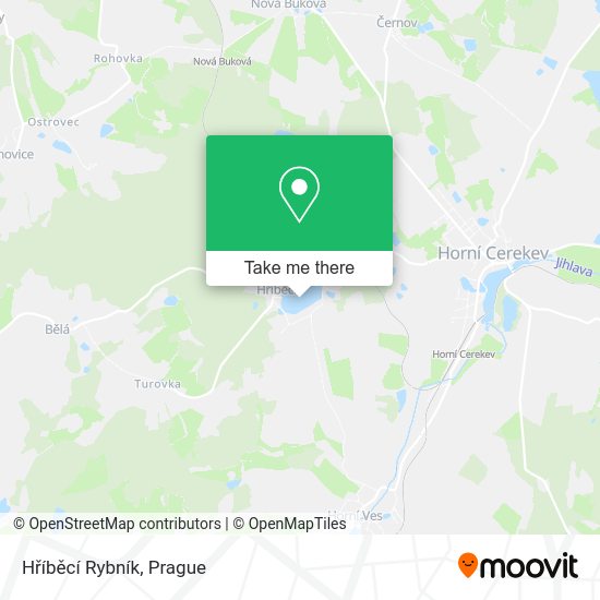 Hříběcí Rybník map