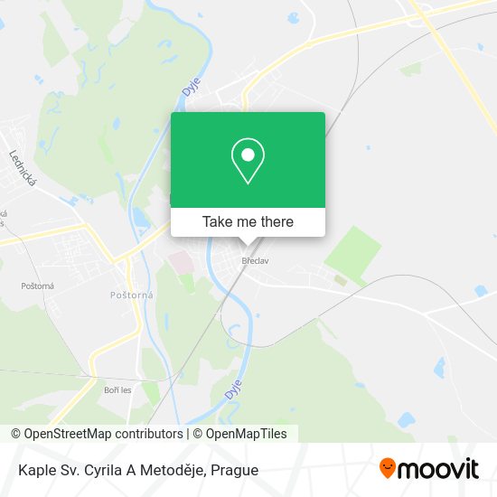 Kaple Sv. Cyrila A Metoděje map