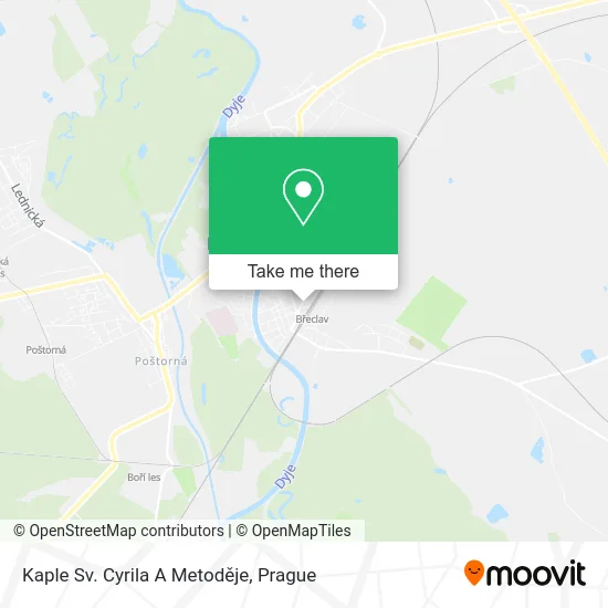 Карта Kaple Sv. Cyrila A Metoděje