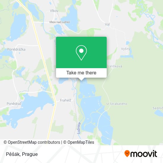 Карта Pěšák
