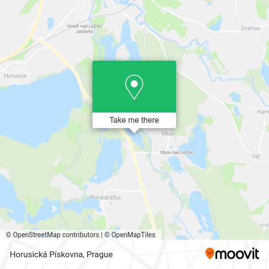 Horusická Pískovna map