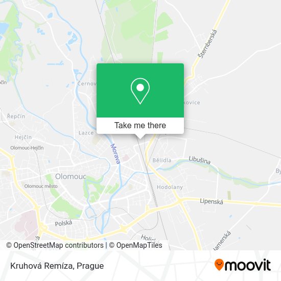 Kruhová Remíza map