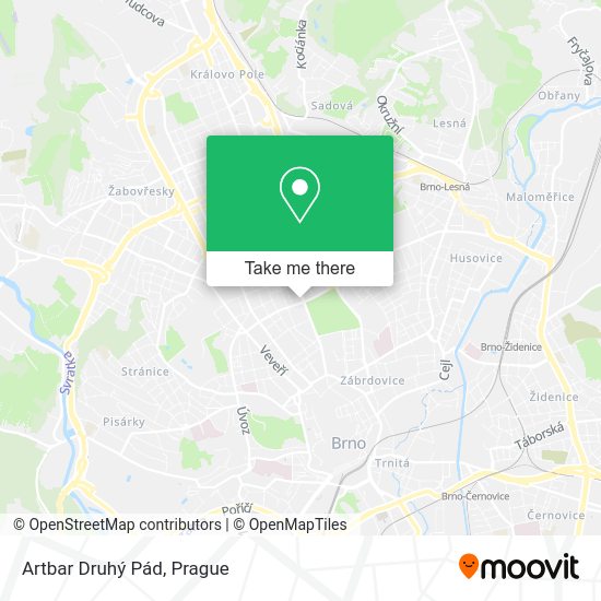 Artbar Druhý Pád map