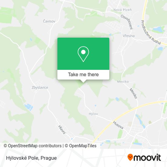 Hýlovské Pole map