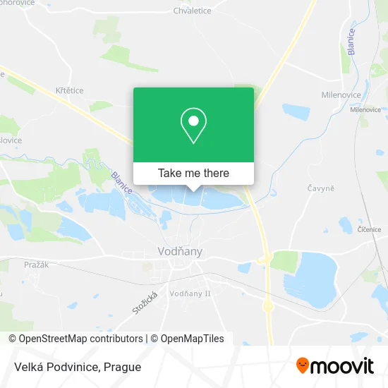 Карта Velká Podvinice
