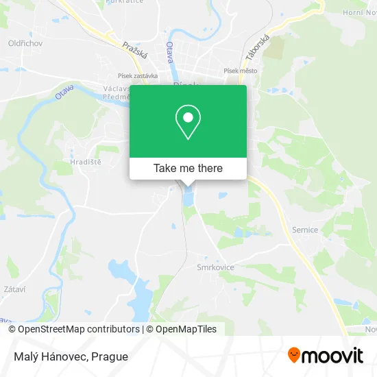 Карта Malý Hánovec