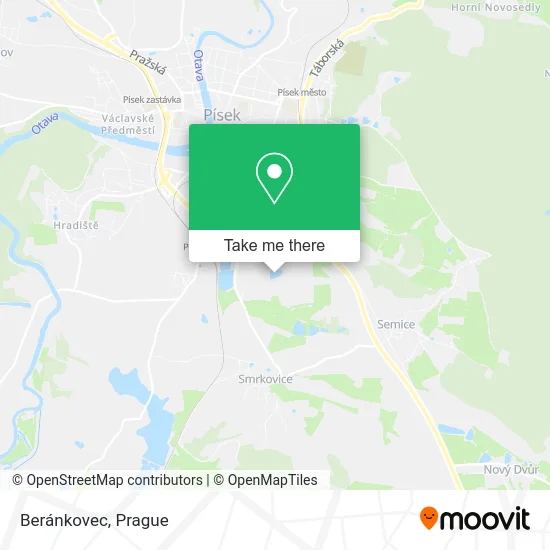 Карта Beránkovec