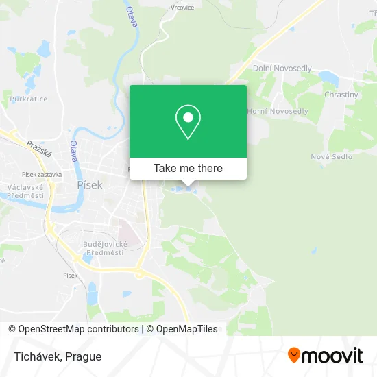 Карта Tichávek