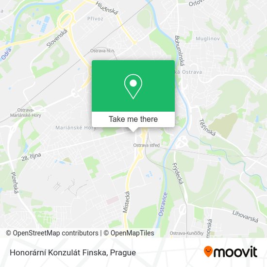 Honorární Konzulát Finska map