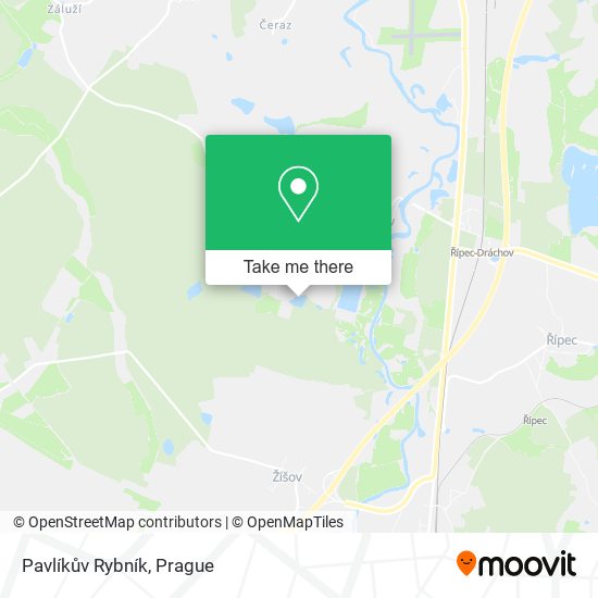 Pavlíkův Rybník map