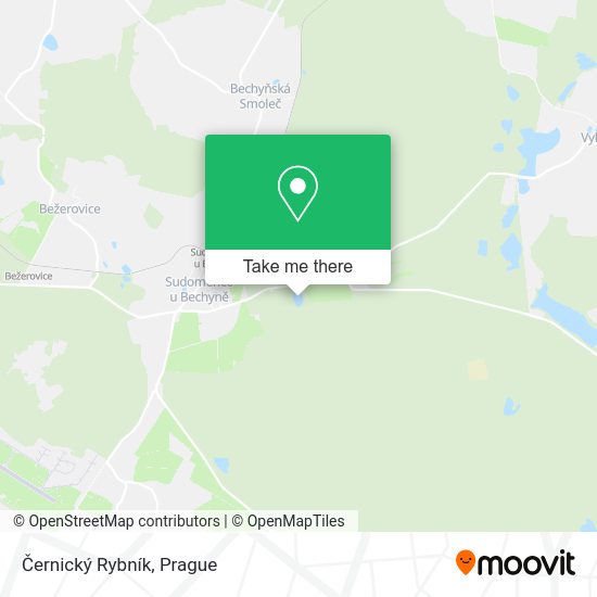 Černický Rybník map