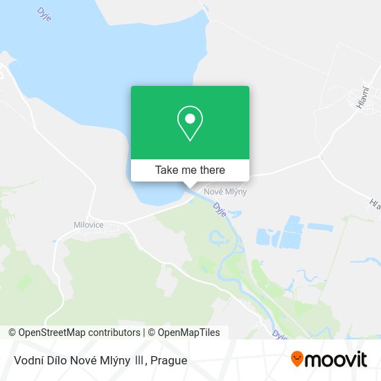Vodní Dílo Nové Mlýny Ⅲ map