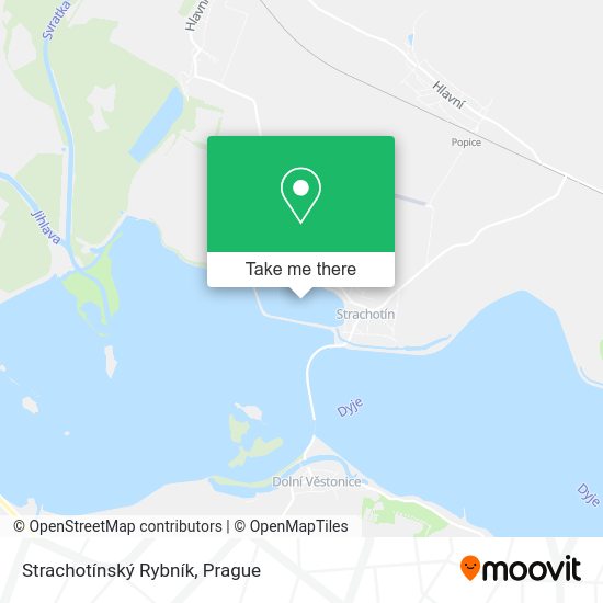 Strachotínský Rybník map