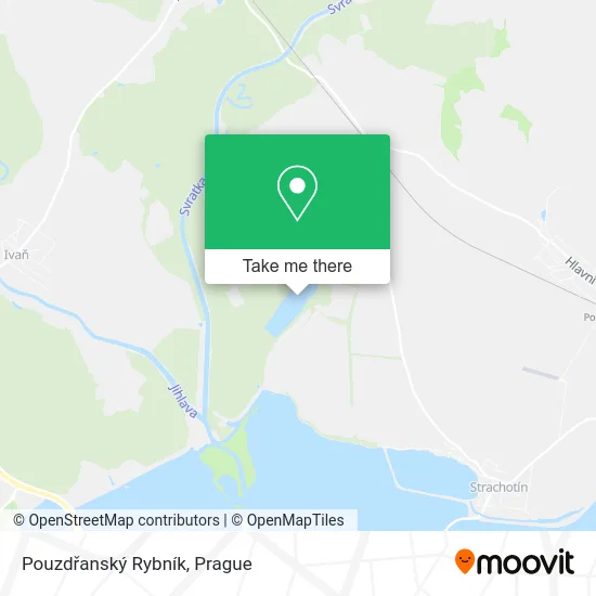 Карта Pouzdřanský Rybník