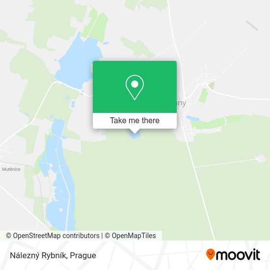 Nálezný Rybník map