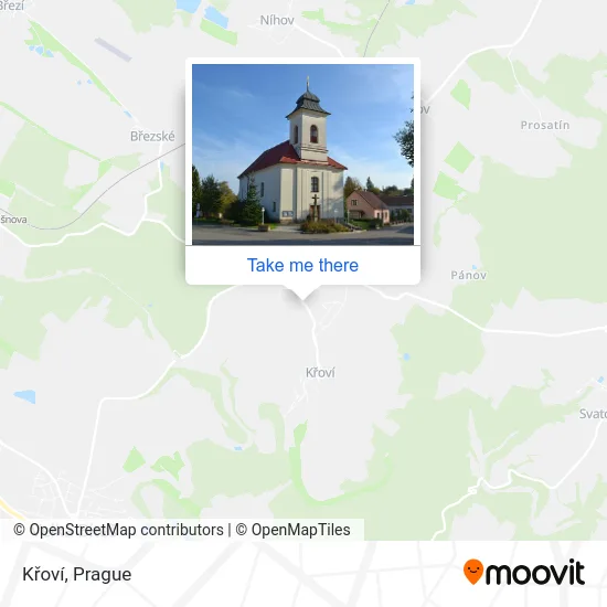 Křoví map