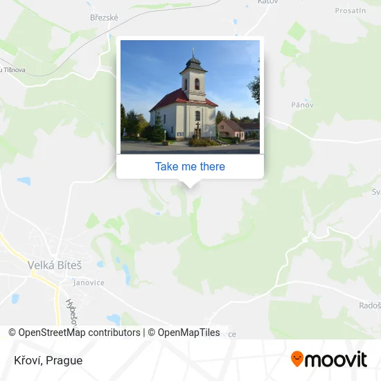 Křoví map