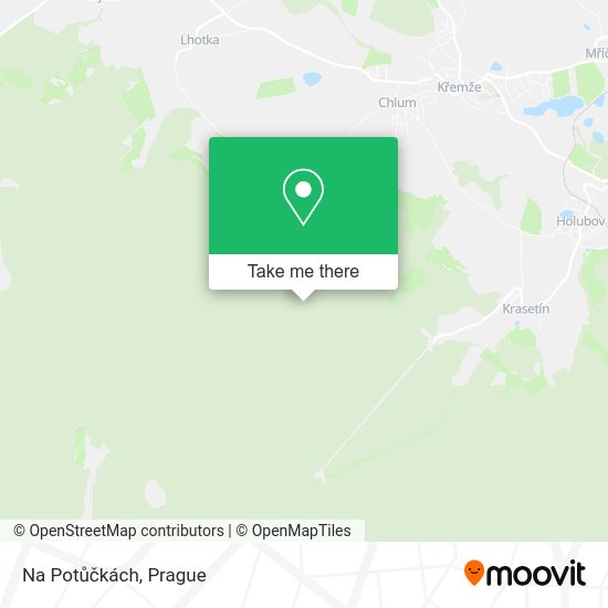 Карта Na Potůčkách