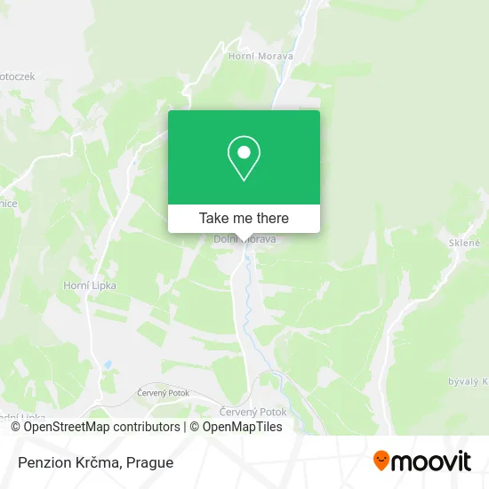 Карта Penzion Krčma