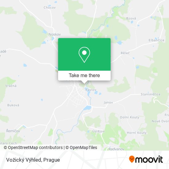 Vožický Výhled map